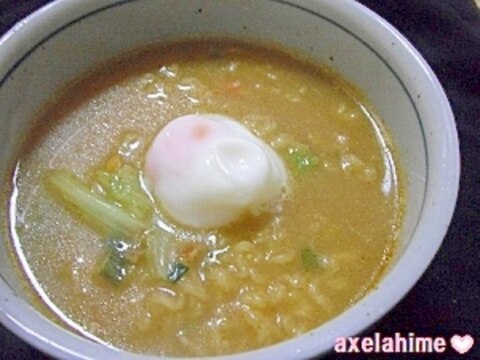 即席ラーメンオススメの食べ方☆はちみつ投入